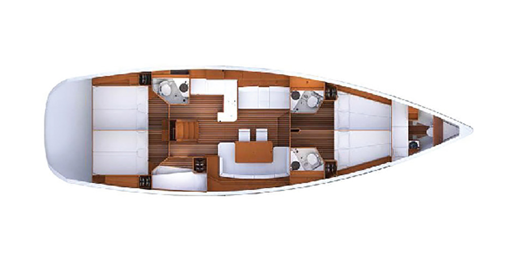 Jeanneau 53 Layout