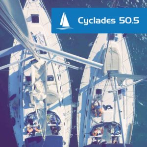 Two Cyclades 50.5 from mast.